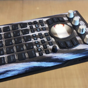 ZEBRA Roland SP-404MK2 vinyl skin decal with custom startup logo.